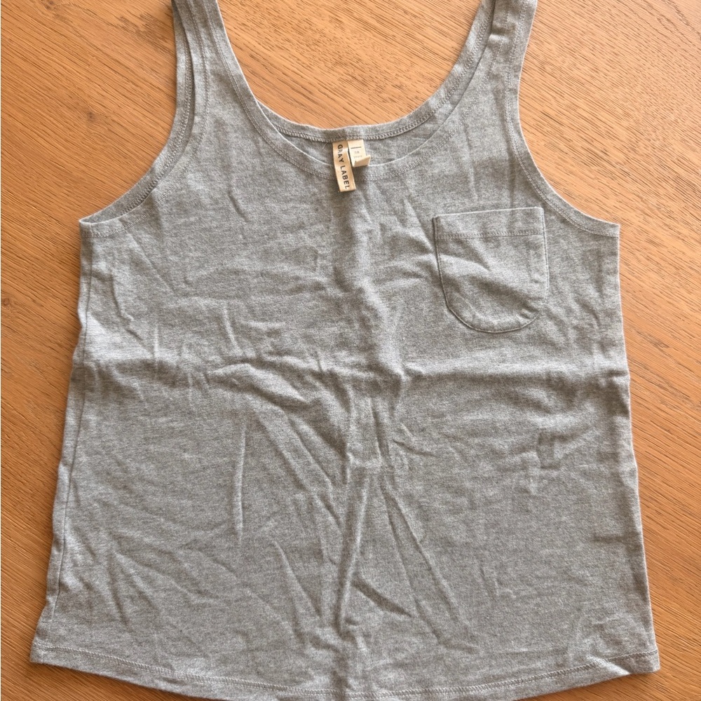Gray Label Tank Top with Chest Pocket
